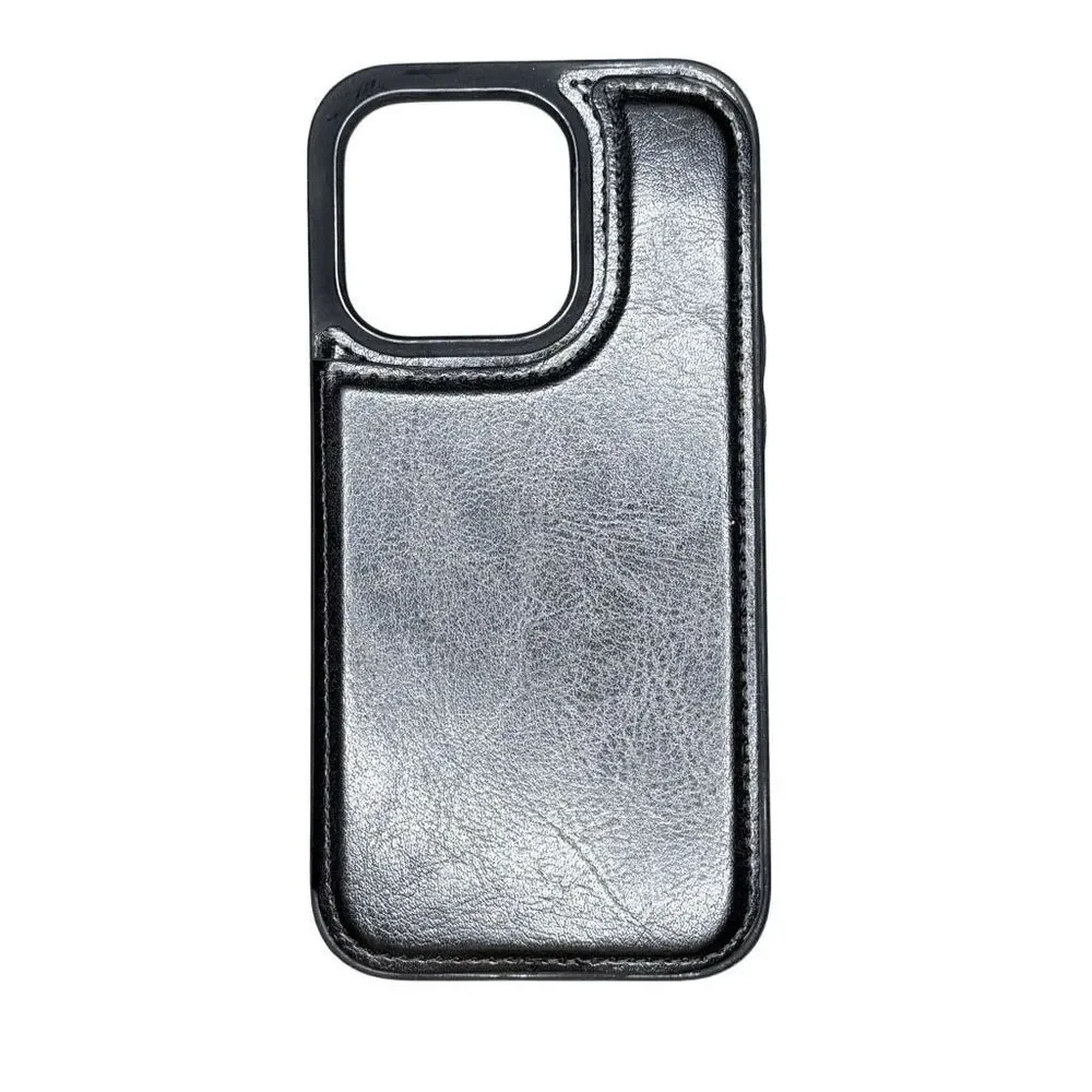 iPhone 14 Pro Wallet Case with Card Holder, PU Leather Kickstand Card Slots Case